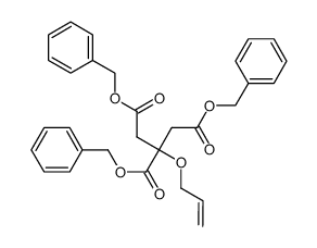 3-allyloxy-3-benzyloxycarbonyl-pentanedioic acid dibenzyl ester结构式