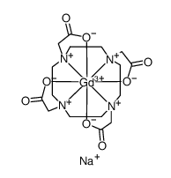 gadolinium 1,4,7,10-tetraazacyclododecane-N,N',N'',N'''-tetraacetate Structure