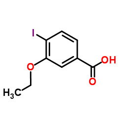 3-Ethoxy-4-iodobenzoic acid结构式