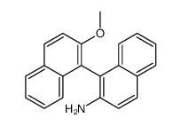 1-(2-methoxynaphthalen-1-yl)naphthalen-2-amine结构式