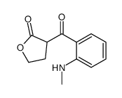 3-[2-(methylamino)benzoyl]oxolan-2-one结构式