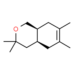 cis-3,4,4a,5,8,8a-hexahydro-3,3,6,7-tetramethyl-1H-2-benzopyran structure