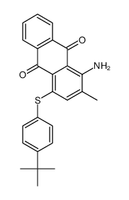 1-amino-2-methyl-4-(4-tert.-butylphenylmercapto)-anthraquinone结构式