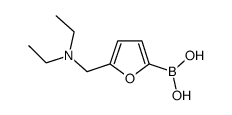 5-Diethylaminomethyl-furan-2-boronic acid结构式