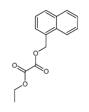 ethyl 1-naphthylmethyl oxalate Structure