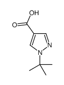 1-叔丁基吡唑-4-甲酸图片