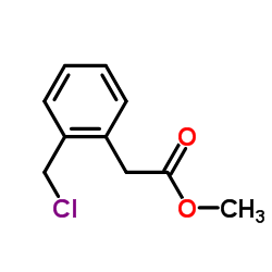 Methyl [2-(chloromethyl)phenyl]acetate structure