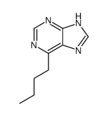 6-butyl-7H-purine结构式