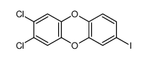 2,3-dichloro-7-iododibenzo-p-dioxin Structure