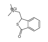 3-[(dimethylamino)methyl]-3H-2-benzothiophen-1-one,hydrochloride Structure