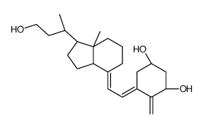 (1S)-1,23-dihydroxy-24,25,26,27-tetranorcalciol结构式