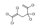 1,1,2,4,4,5-hexachlorohexa-1,5-diene Structure