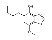 5-butyl-7-methoxy-1-benzothiophen-4-ol结构式