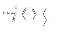 4-(1,2-dimethyl-propyl)-benzenesulfonic acid amide Structure