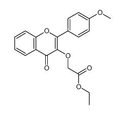3-Ethoxycarbonylmethoxy-4'-methoxy-flavon Structure
