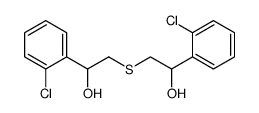 1-(2-chlorophenyl)-2-[2-(2-chlorophenyl)-2-hydroxyethyl]sulfanylethanol Structure