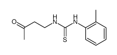 N-(3-oxo-butyl)-N'-o-tolyl-thiourea结构式