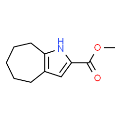 Methyl 1,4,5,6,7,8-hexahydrocyclohepta[b]pyrrole-2-carboxylate Structure