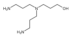 N,N-bis(3-aminopropyl)-N-3-hydroxypropyl amine Structure