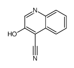 3-hydroxyquinoline-4-carbonitrile Structure