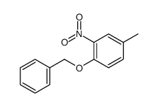 1-benzyloxy-4-methyl-2-nitro-benzene结构式