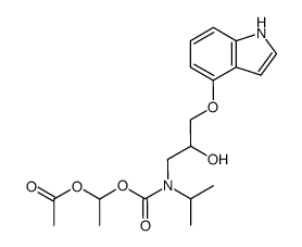 4-<2-hydroxy-3--N-isopropylamino>propoxy>indole Structure