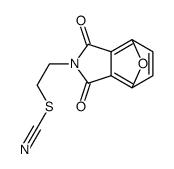 2-(1,3-dioxo-octahydro-1H-4,7-epoxyisoindol-2-yl)ethyl thiocyanate结构式