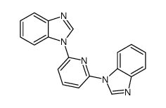2,6-bis(benzoimidazo-1-ly)pyridin结构式