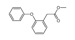 2-phenoxy-benzeneacetic acid methyl ester结构式