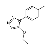 1H-1,2,3-Triazole,5-ethoxy-1-p-tolyl-(6CI)结构式