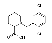 1-(2,5-Dichloro-benzyl)-piperidine-2-carboxylic acid structure