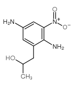 4-AMINO-3-NITRO-5-BETA-HYDROXYPROPYLANILINE structure