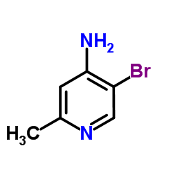4-氨基-5-溴-2-甲基吡啶结构式