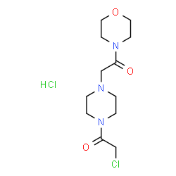 4-{[4-(氯乙酰基)哌嗪-1-基]乙酰基}吗啉盐酸盐图片