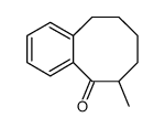 6-methyl-7,8,9,10-tetrahydro-6H-benzo[8]annulen-5-one Structure