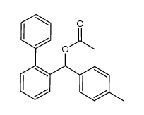 acetic acid (biphenyl-2-yl)(p-tolyl)methyl ester结构式