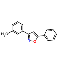 ISOXAZOLE, 3-(3-METHYLPHENYL)-5-PHENYL-结构式