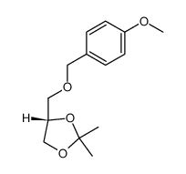 (S)-4-[(4-methoxybenzyloxy)methyl]-2,2-dimethyl-1,3-dioxolane Structure
