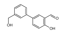 2-hydroxy-5-[3-(hydroxymethyl)phenyl]benzaldehyde Structure