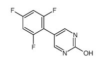 5-(2,4,6-trifluorophenyl)-1H-pyrimidin-2-one Structure
