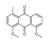 4,5-dimethoxy-1-methylanthracene-9,10-dione Structure