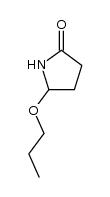 5-(1-propyloxy)-pyrrolidin-2-one结构式