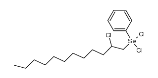 dichloro(2-chlorododecyl)(phenyl)-l4-selane结构式