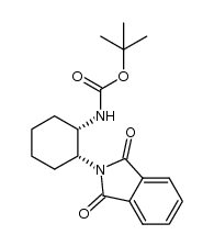 tert-butyl [(1S,2R)-2-(phthalimido)cyclohexyl]-carbamate结构式