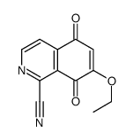 7-ethoxy-5,8-dioxoisoquinoline-1-carbonitrile Structure