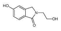 5-hydroxy-2-(2-hydroxyethyl)-3H-isoindol-1-one结构式