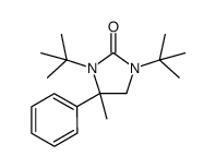 1,3-di-tert-butyl-4-methyl-4-phenylimidazolidin-2-one结构式