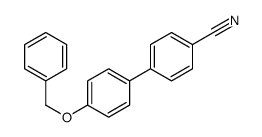 4-(4-phenylmethoxyphenyl)benzonitrile结构式