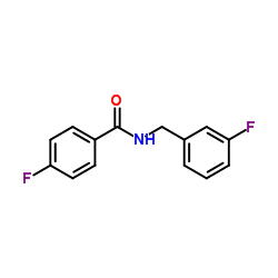 4-Fluoro-N-(3-fluorobenzyl)benzamide structure