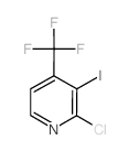 2-Chloro-3-iodo-4-(trifluoromethyl)pyridine Structure